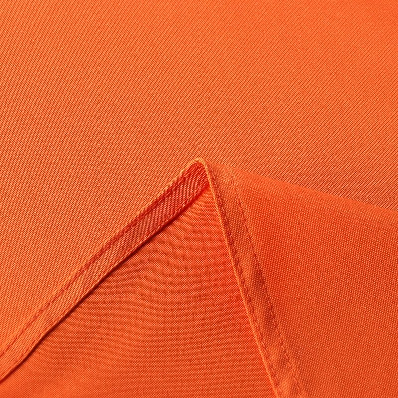 sancua Rectangle Tablecloth - 70 x 90 Inch - Stain and Wrinkle Resistant Washable Polyester Table Cloth, Decorative Fabric Table Cover for Dining Tables, Buffet Parties and Camping, Orange