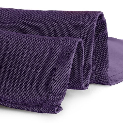 Gee Di Moda Square Tablecloth - 52 x 52 Inch Purple Table Cloth for Small Square or Round Tables - Heavy Duty Washable Fabric - for Buffet Table, Holiday Party, Dinner, Wedding & Baby Shower